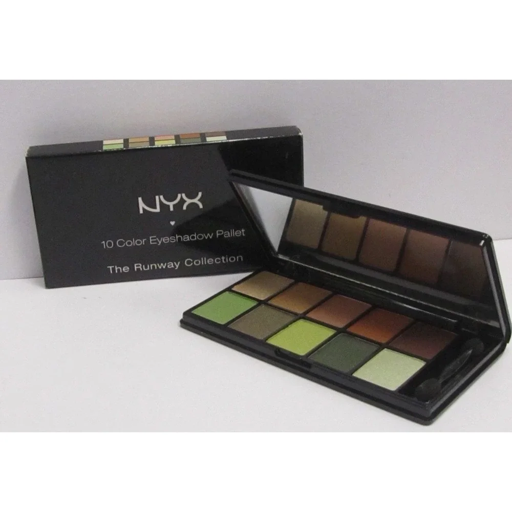 NYX 10 Color Eyeshadow Palette The Runway Collection ESP10C08 Secret World